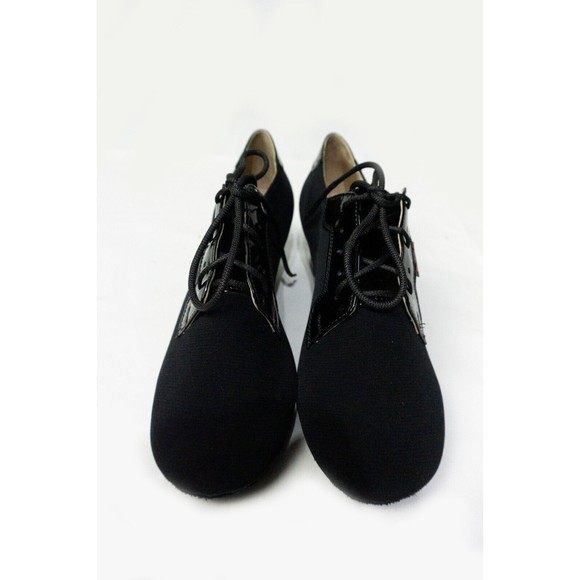 NEW Aida Men's Standard  Smooth Shoes ballroom dancing size 26.5 black laced - Picture 2 of 13